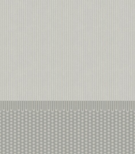 Tecnografica Art Collections Paolo Giordano & Simona Cardinetti: Twiggy Classic Grey - mural z motywem pionowych linii i kropek