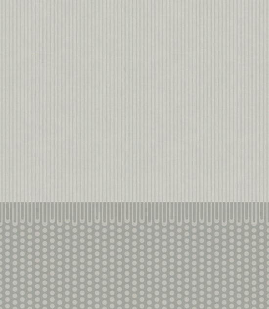 Tecnografica Art Collections Paolo Giordano & Simona Cardinetti: Twiggy Classic Grey - mural z motywem pionowych linii i kropek