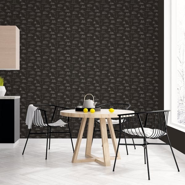 Galerie G45408 Just Kitchen - tapeta z motywem owoców, deserów, szklanek i talerzy