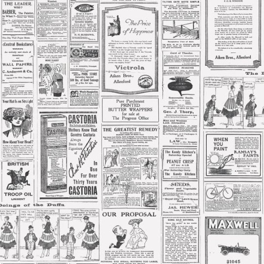 Galerie G45449 Just Kitchen - tapeta z motywem kolażu gazet