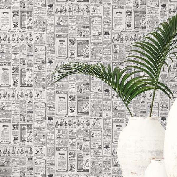 Galerie G45449 Just Kitchen - tapeta z motywem kolażu gazet