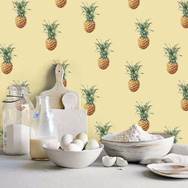 Galerie G45452 Just Kitchen - tapeta z motywem ananasów