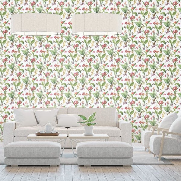 Galerie G78505 Secret Garden - tapeta z motywem bukietów kwiatów i ptaków