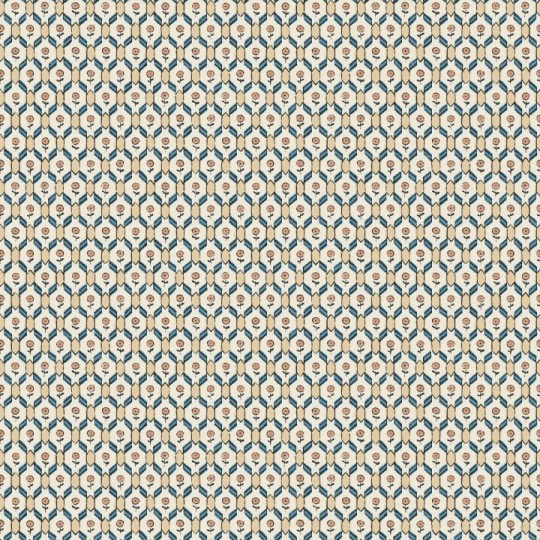 Sandberg S10242 Le Village Hugo Terracotta - tapeta geometryczna