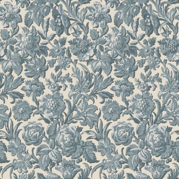 Sandberg S10246 Le Village Valentin Misty Blue - tapeta roślinna