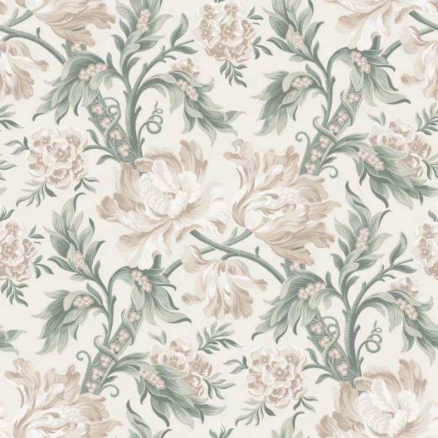 Sandberg S10252 Le Village Amelia Eggshell - tapeta roślinna
