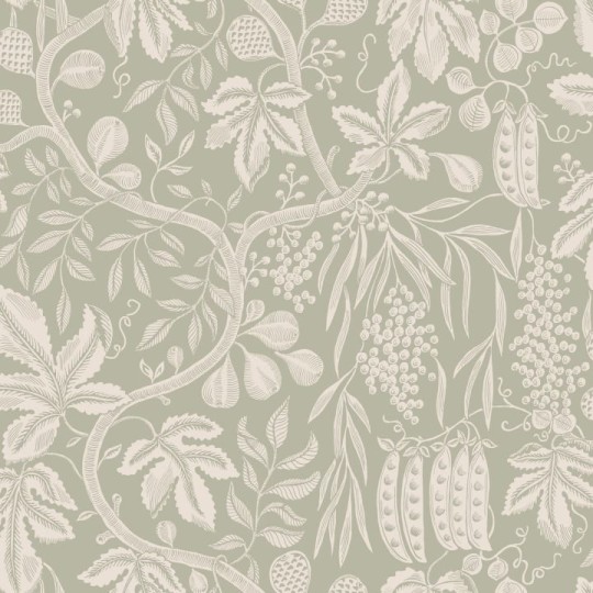 Sandberg S10259 Le Village Fig Garden Green - tapeta w drzewa figowe
