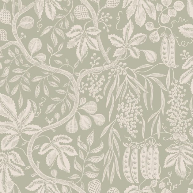 Sandberg S10259 Le Village Fig Garden Green - tapeta w drzewa figowe