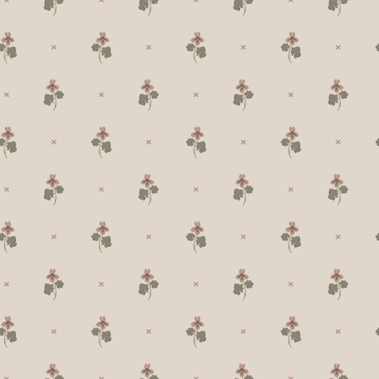 Sandberg S10268 Le Village Mimi Blush - tapeta w fiołki