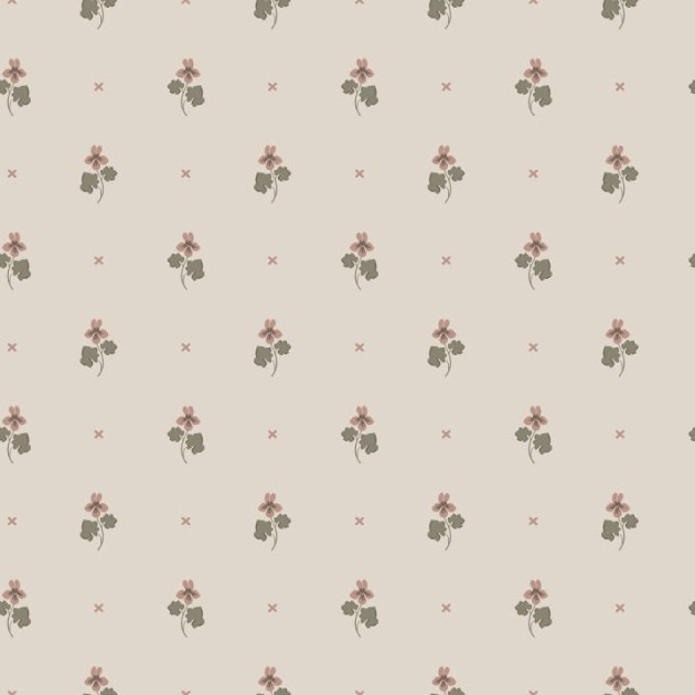 Sandberg S10268 Le Village Mimi Blush - tapeta w fiołki