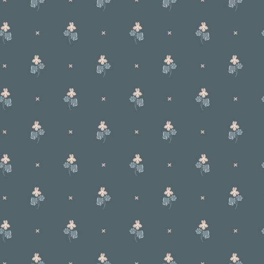 Sandberg S10269 Le Village Mimi Indigo Blue - tapeta w fiołki