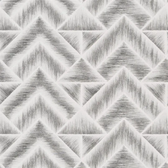 Designers Guild PDG1049/01 Mandora Mandora Graphite - tapeta z motywem rombów