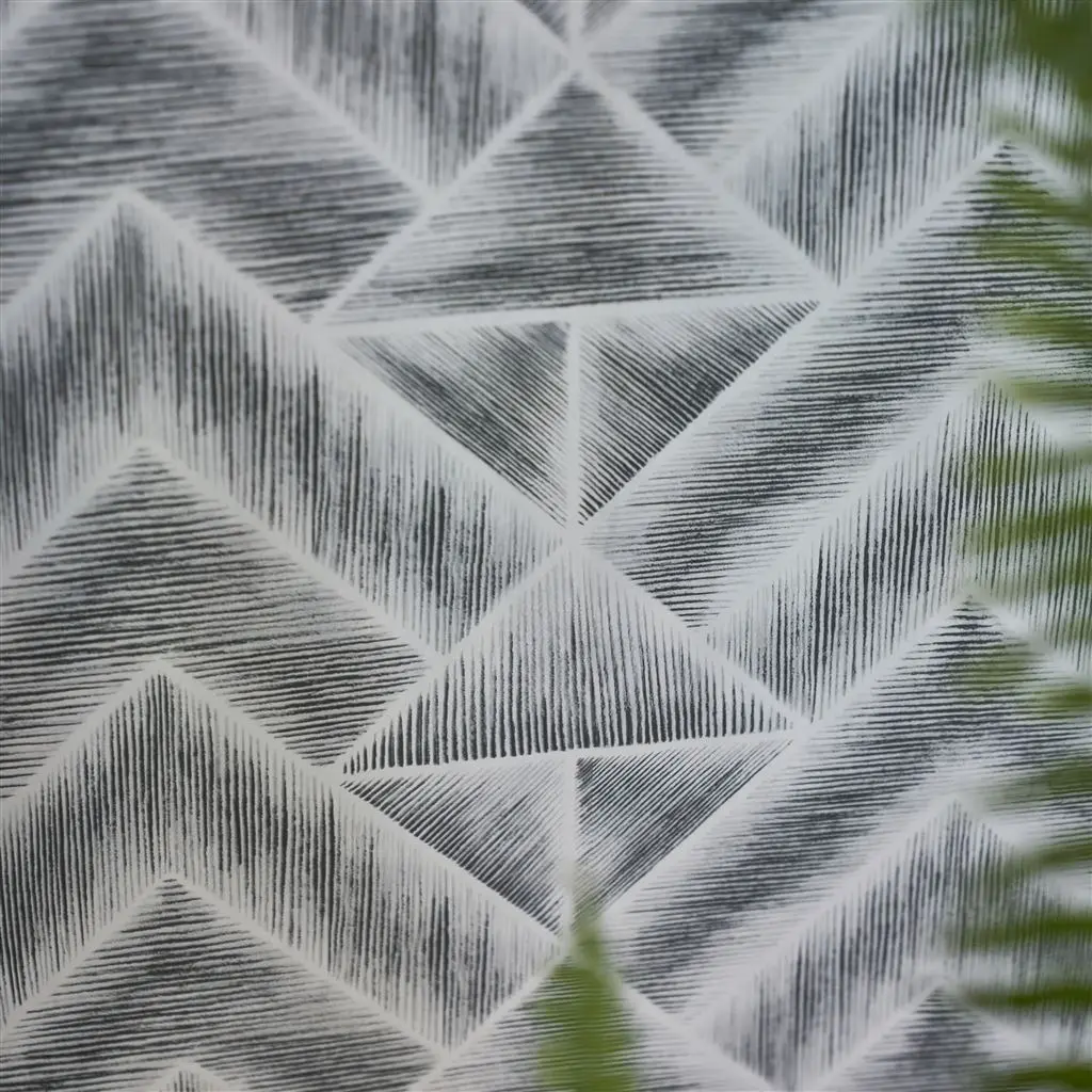 Designers Guild PDG1049/02 Mandora Mandora Silver - tapeta z motywem rombów