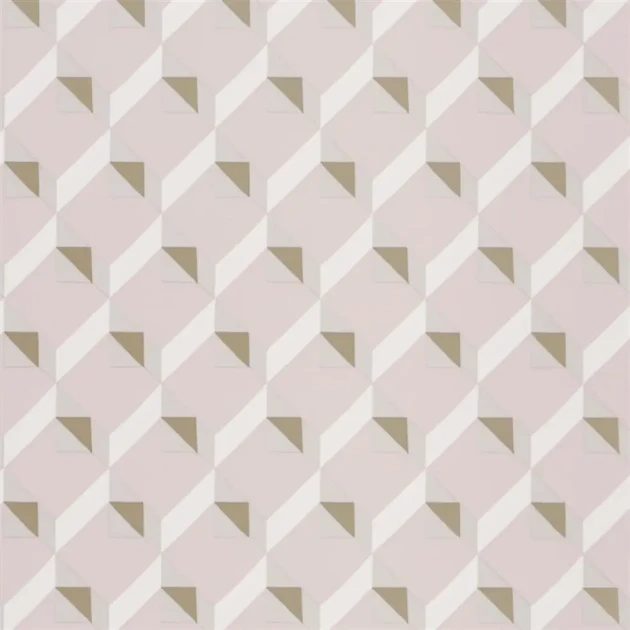 Designers Guild PDG1055/03 Mandora Dufrene Cameo - tapeta z motywem klocków