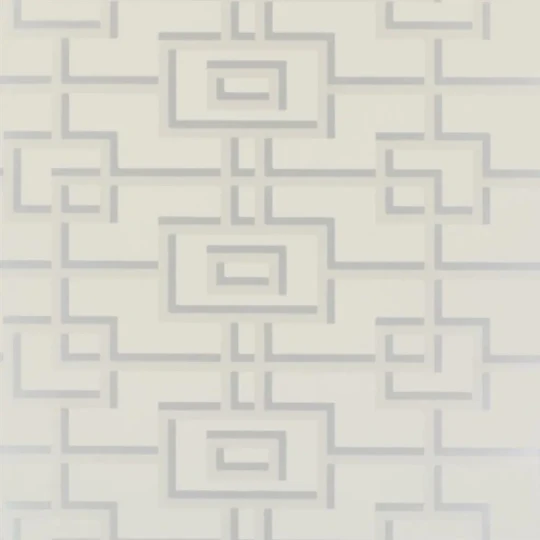 Designers Guild P533/01 Zardozi Rheinsberg Ivory - tapeta z motywem prostokątów