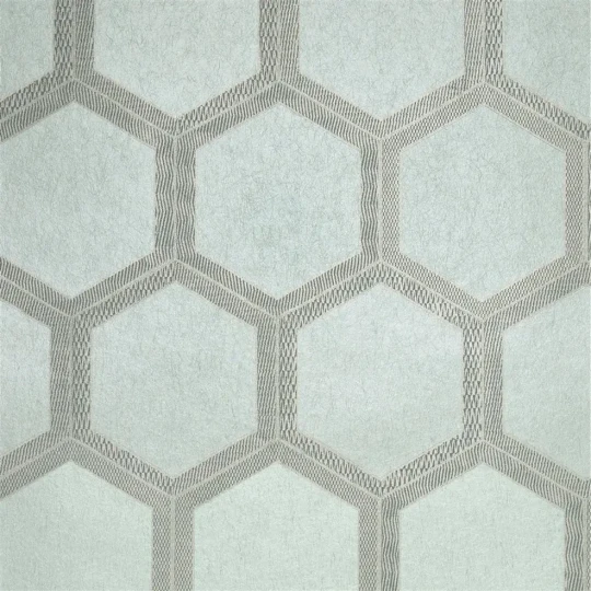 Designers Guild PDG1064/06 Zardozi Zardozi Eau De Nil - tapeta z motywem plastrów miodu