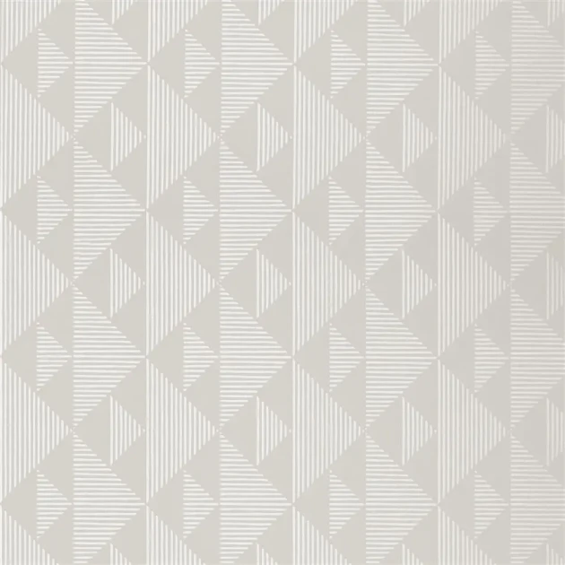 Designers Guild PDG1065/05 Zardozi Kappazuri Cloud - tapeta z motywem trójkątów, kwadratów i linii