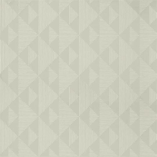 Designers Guild PDG1065/06 Zardozi Kappazuri Eau De Nil - tapeta z motywem trójkątów, kwadratów i linii
