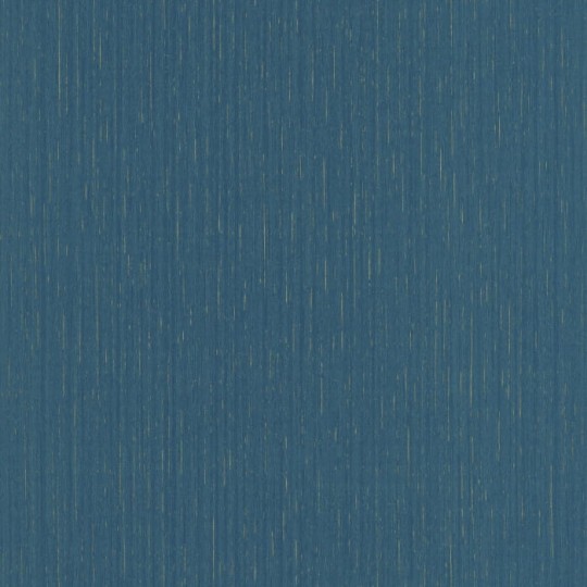 Caselio 100516066 Beauty Full Image Scarlett Uni Metallise Bleu canard or - tapeta z motywem pionowych kresek