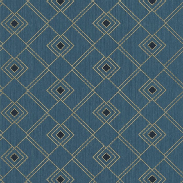 Caselio 100476050 Scarlett CAL Scarlett Gatsby - tapeta z motywem kwadratów
