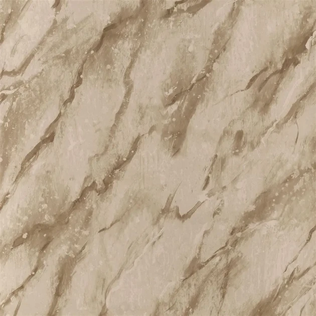 Designers Guild PDG1089/07 Foscari Fresco Carrara Grande Bronze - tapeta z motywem marmuru