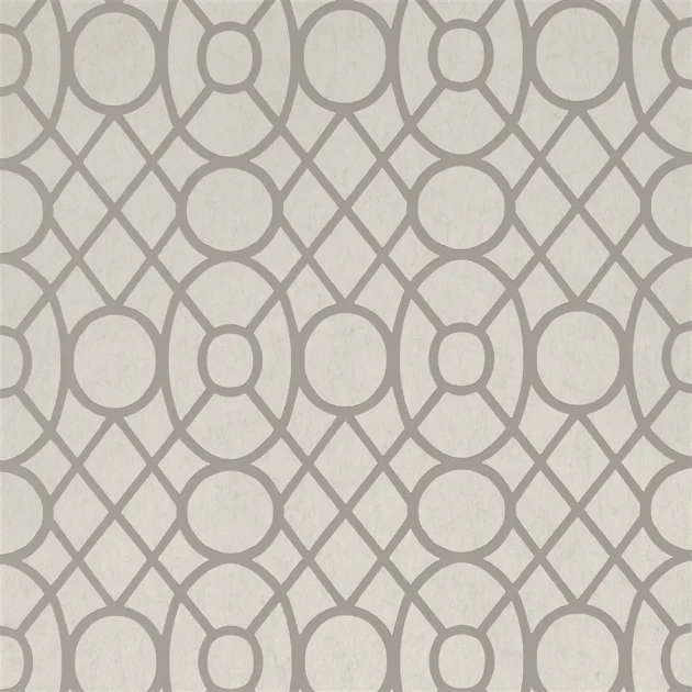 Designers Guild PDG1093/02 Foscari Fresco Marletti Pearl - tapeta z motywem geometrycznym