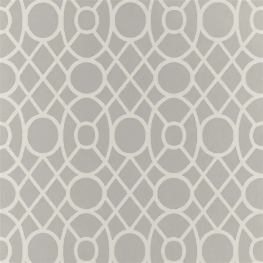 Designers Guild PDG1093/05 Foscari Fresco Marletti Platinum - tapeta z motywem geometrycznym