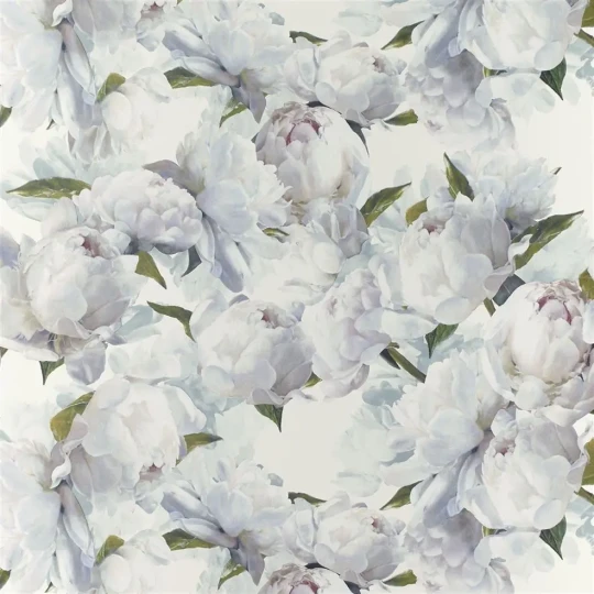 Designers Guild PDG1094/02 Foscari Fresco Peonia Ivory - tapeta z motywem kwiatów