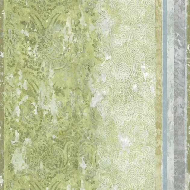 Designers Guild PDG1095/01 Foscari Fresco La Rotonda Scene 1 Olive - mural z motywem fresków