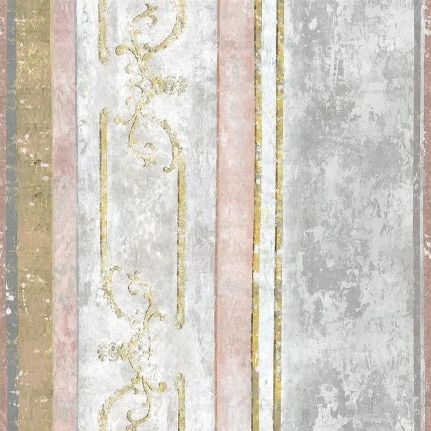 Designers Guild PDG1097/01 Foscari Fresco Foscari Fresco Scene 1 Tuberose - mural z motywem marmuru i fresku