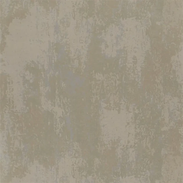 Designers Guild P555/04 Plain & Textured II AJANTA - GOLD - tapeta z motywem postarzanej ściany z betonu