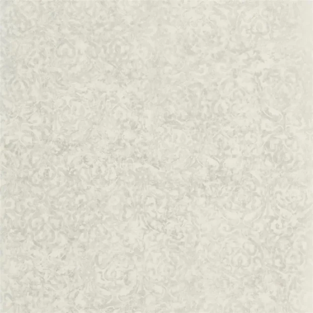 Designers Guild P602/05 Plain & Textured II Contarini Silver - tapeta z motywem postarzanej ściany z betonu