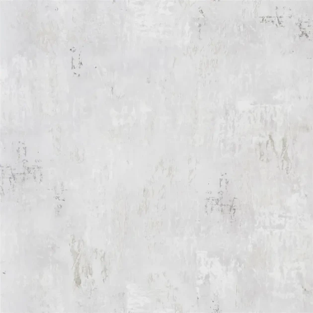 Designers Guild PDG1034/04 Plain & Textured II Impasto Silver - tapeta z motywem postarzanej ściany z betonu