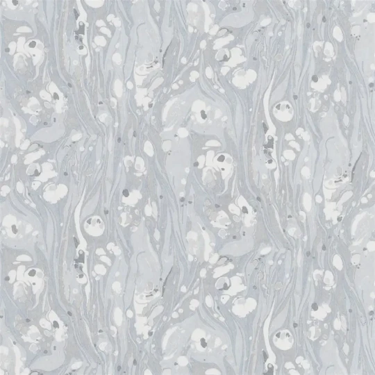 Designers Guild PDG715/05 Plain & Textured II Delahaye Zinc - tapeta z motywem marmuru