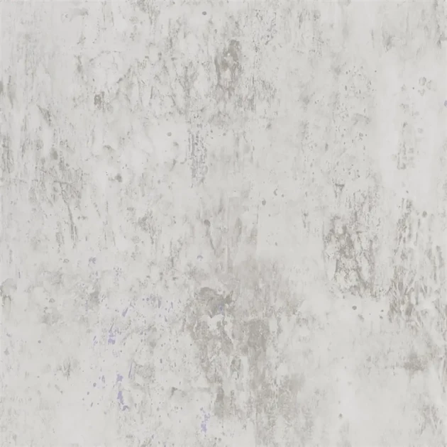 Designers Guild PDG716/03 Plain & Textured II MICHAUX - THISTLE - tapeta z motywem postarzanej ściany z betonu