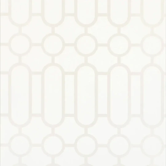 Designers Guild P537/02 Geometric PORDEN - PEARL - tapeta z motywem kratki