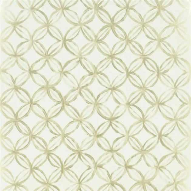 Designers Guild P572/06 Geometric OTTELIA - OYSTER - tapeta z motywem kratki