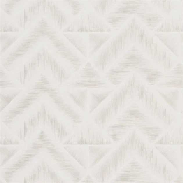 Designers Guild PDG1049/04 Geometric Mandora Ivory - tapeta z motywem geometrycznych kwadratów