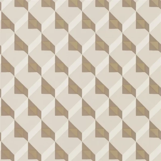 Designers Guild PDG1055/02 Geometric Dufrene Linen - tapeta z motywem klocków