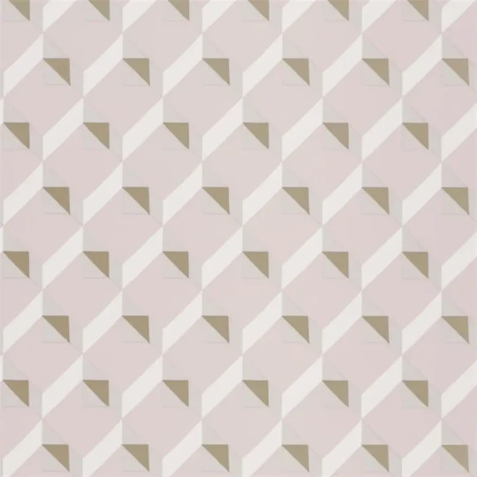 Designers Guild PDG1055/03 Geometric Dufrene Cameo - tapeta z motywem klocków