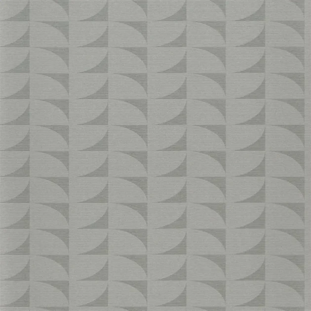 Designers Guild PDG691/05 Geometric Laroche Graphite - tapeta z motywem żagli