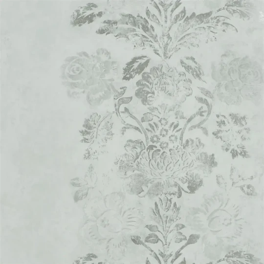 Designers Guild PDG674/02 Caprifoglio Damasco Pale Celadon - tapeta z motywem adamaszku