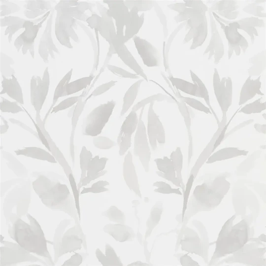 Designers Guild PDG1023/02 Majolica PATANZZI PLATINUM - tapeta z motywem kwiatowym