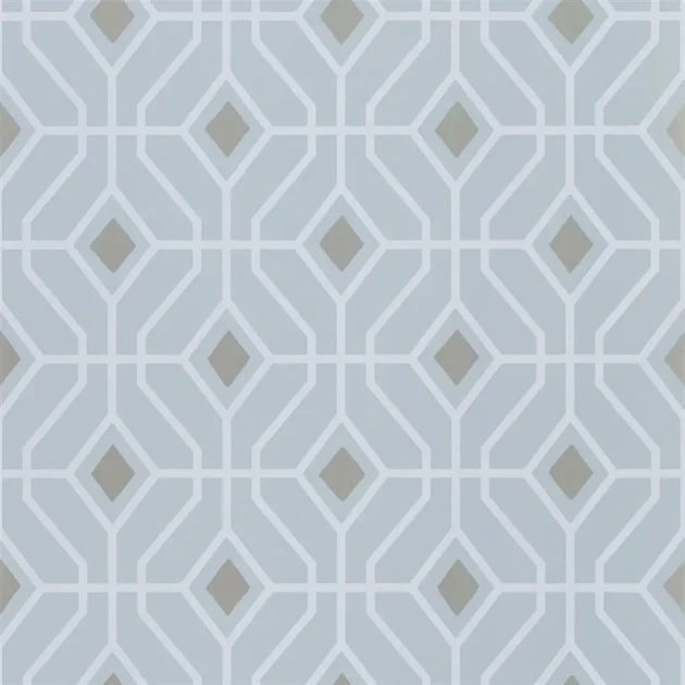 Designers Guild PDG1026/04 Majolica Laterza Delft - tapeta z motywem kratki