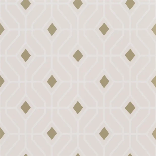 Designers Guild PDG1026/08 Majolica Laterza Shell - tapeta z motywem kratki