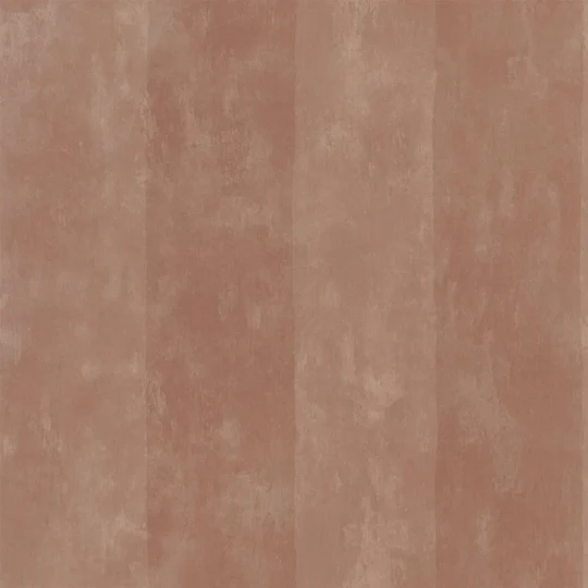 Designers Guild PDG720/06 Parchment Stripe BURNISHED COPPER - tapeta z motywem ściany z betonu