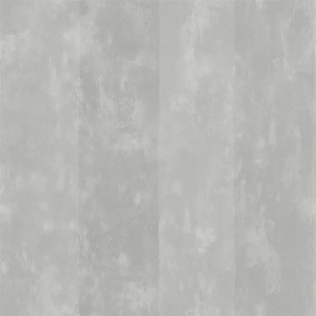 Designers Guild PDG720/09 Parchment Stripe Concrete - tapeta z motywem ściany z betonu