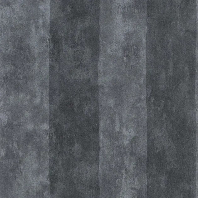 Designers Guild PDG720/24 Parchment Stripe NOTTING HILL SLATE - tapeta z motywem ściany z betonu