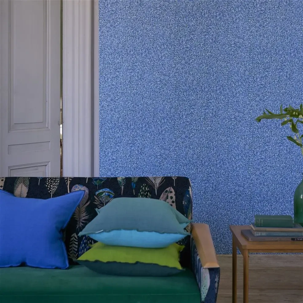 Designers Guild PDG1031/07 Tulipa Stellata Pavonazzo Charcoal - tapeta z motywem lastryko