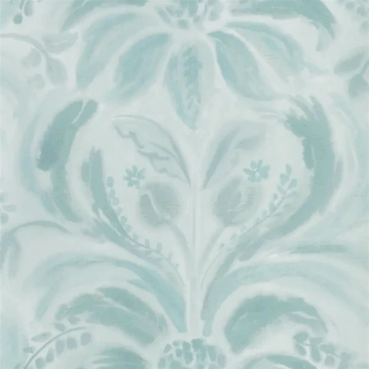 Designers Guild PDG1036/04 Tulipa Stellata Angelique Damask Jade - geometryczna tapeta z motywem adamaszku